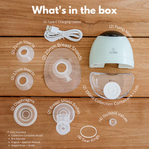 Zomee Fit, Hands Free Wearable Breast Pump - Image 3