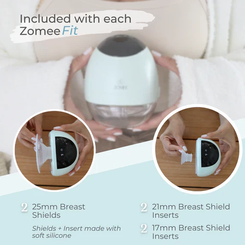 Zomee Fit, Hands Free Wearable Breast Pump - Image 5